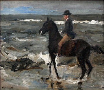 rider on the beach 1904 Max Liebermann German Impressionism Oil Paintings